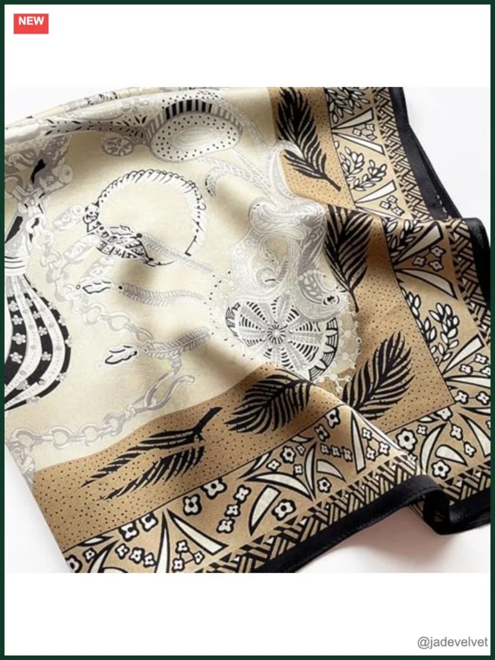 Pure Mulberry Silk Square Scarf 27